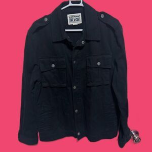 Converse One Star Black Jean Jacket size: Medium